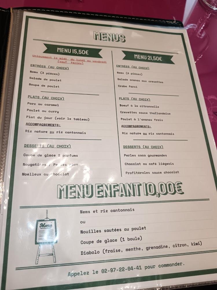 Aux Saveurs d'Asie - Menu Image 1