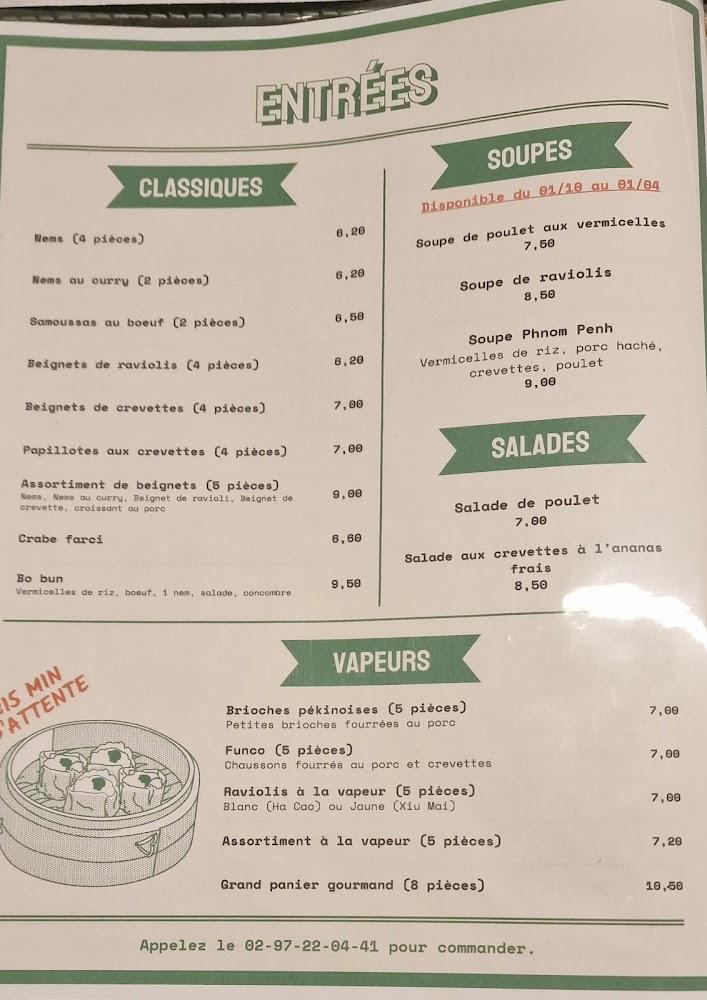 Aux Saveurs d'Asie - Menu Image 3